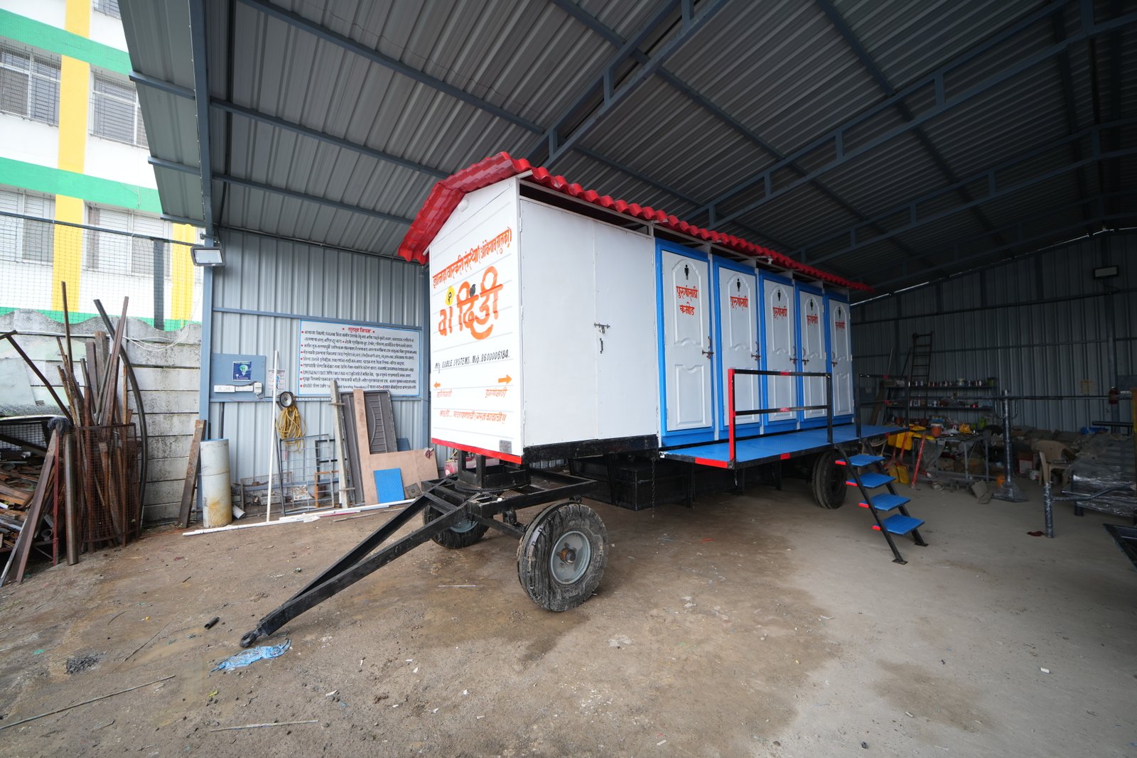 FRP Mobile Toilet Van 17
